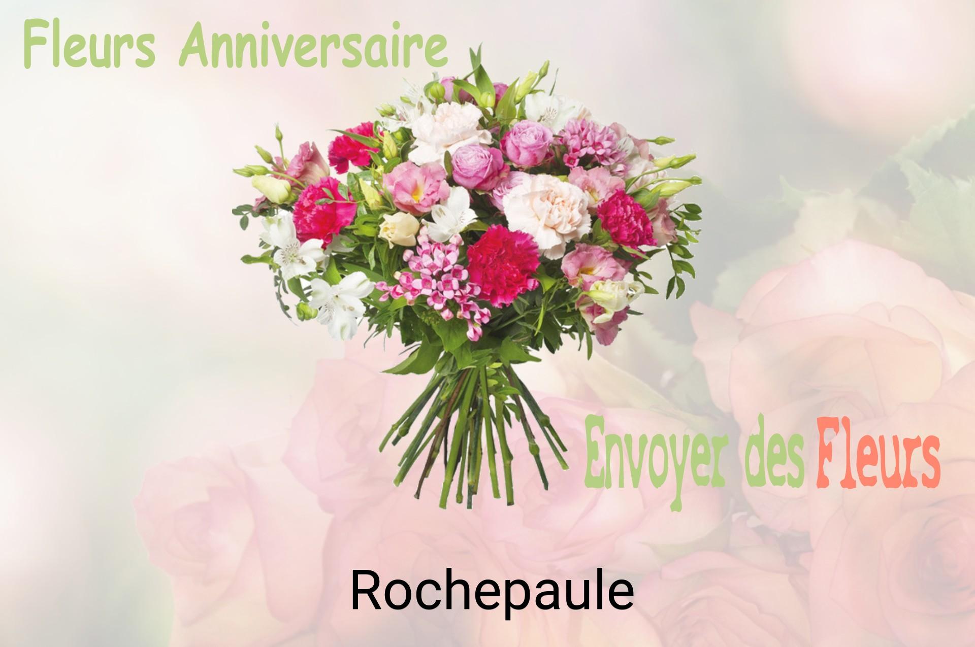 Bouquet de fleurs d’anniversaire livré à Rochepaule