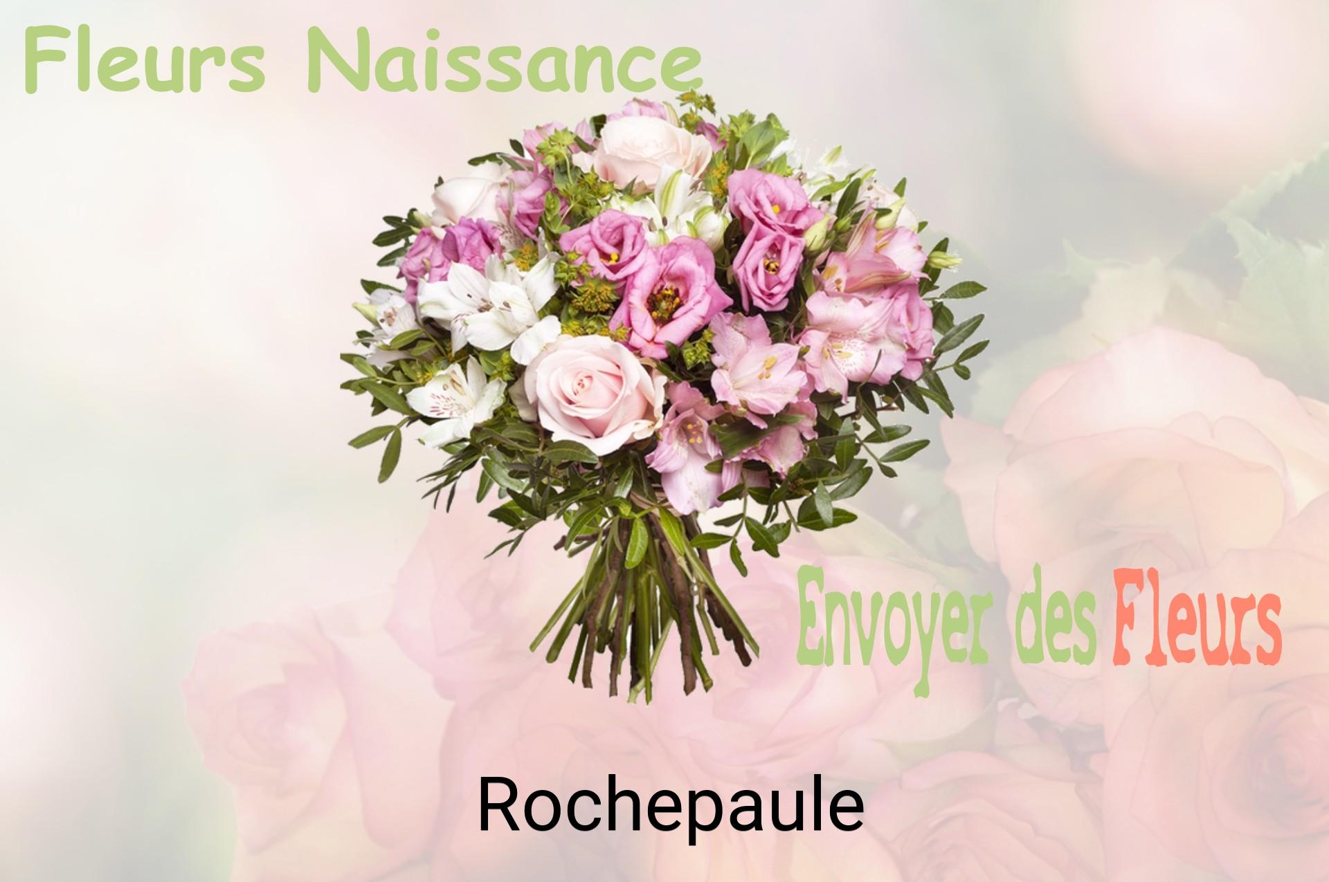 Bouquet de fleurs de naissance livré à Rochepaule